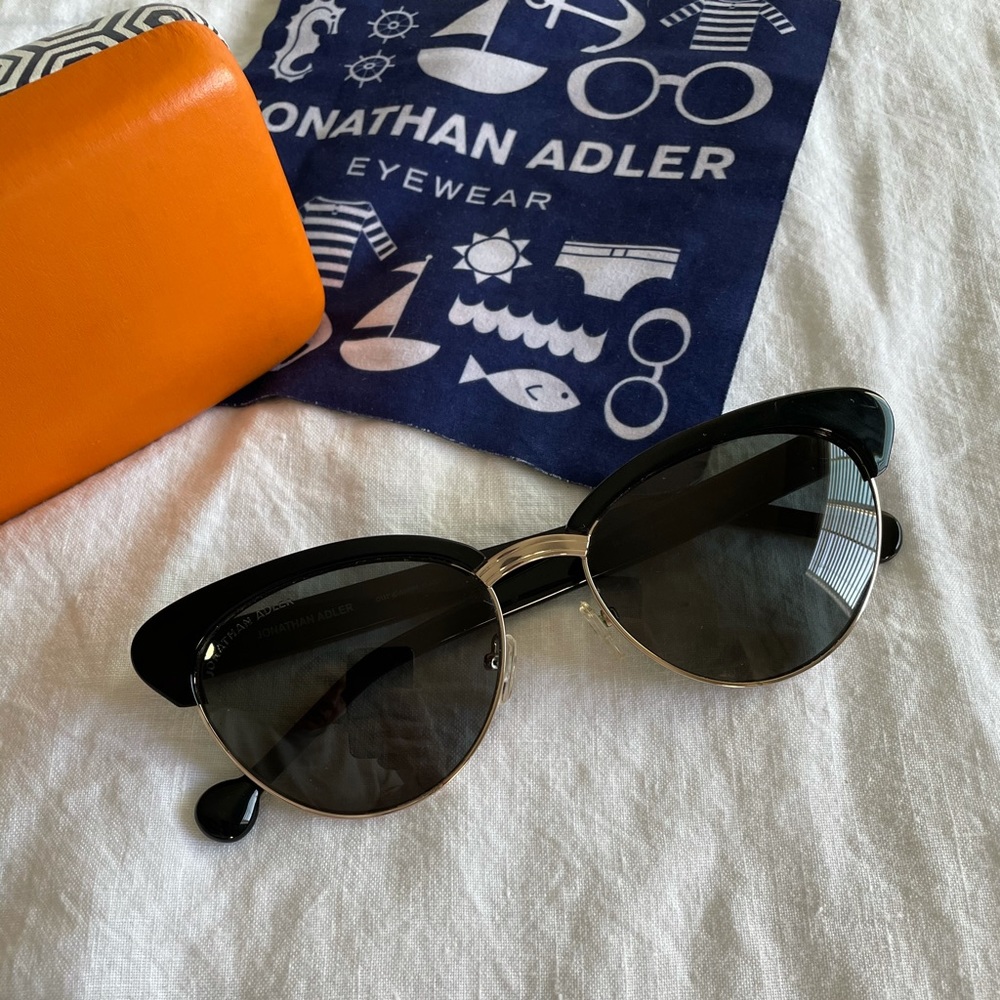 Jonathan Adler Buenos Aires Sunglasses in Black
